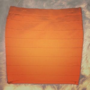 Bandage Skirt- Orange